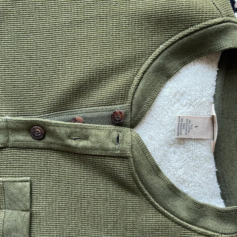 DULUTH TRADING COMPANY Men's Thermal Shirt - Green - Size L - New without tags - Picture 7 of 9